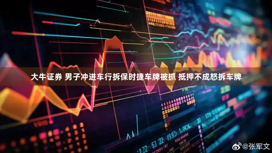 大牛证券 男子冲进车行拆保时捷车牌被抓 抵押不成怒拆车牌